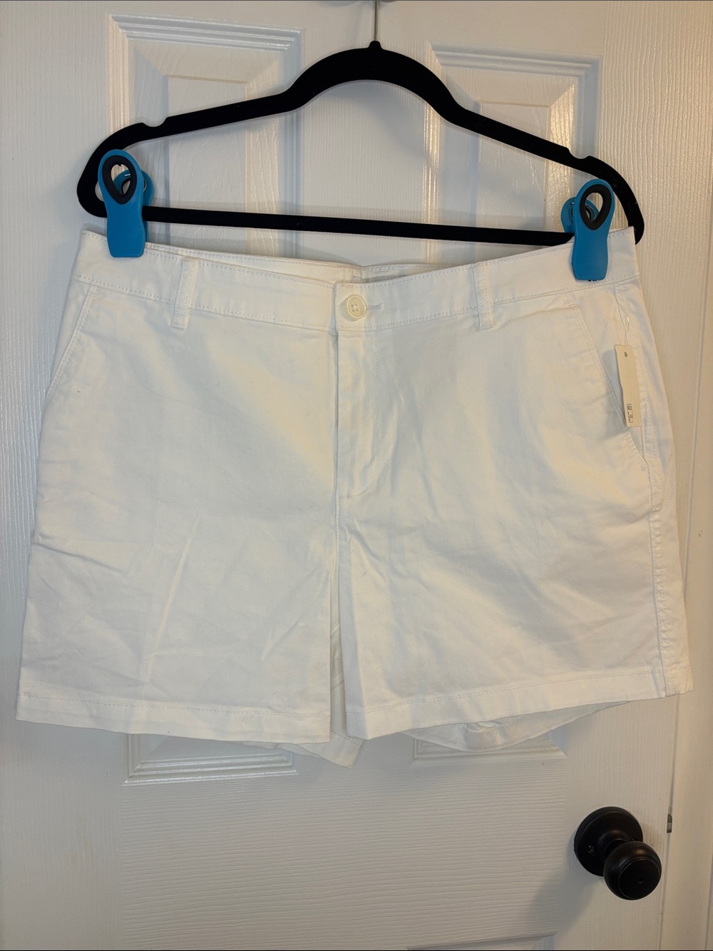 Women's White Bermuda Shorts - Clean Casual Fit